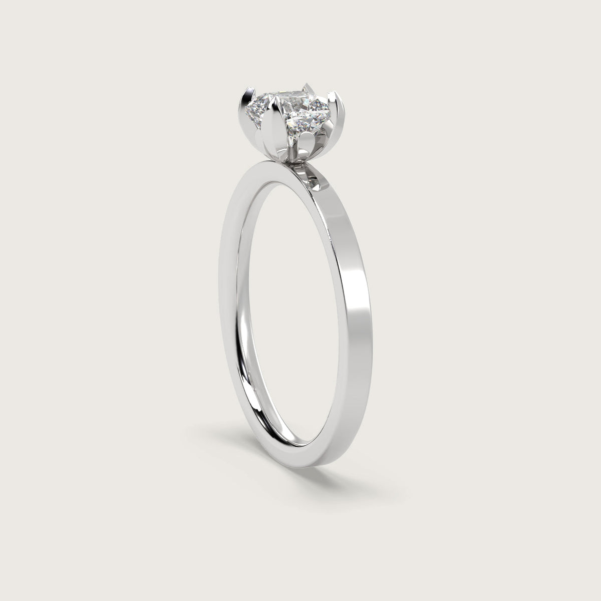 18K White 1ct
