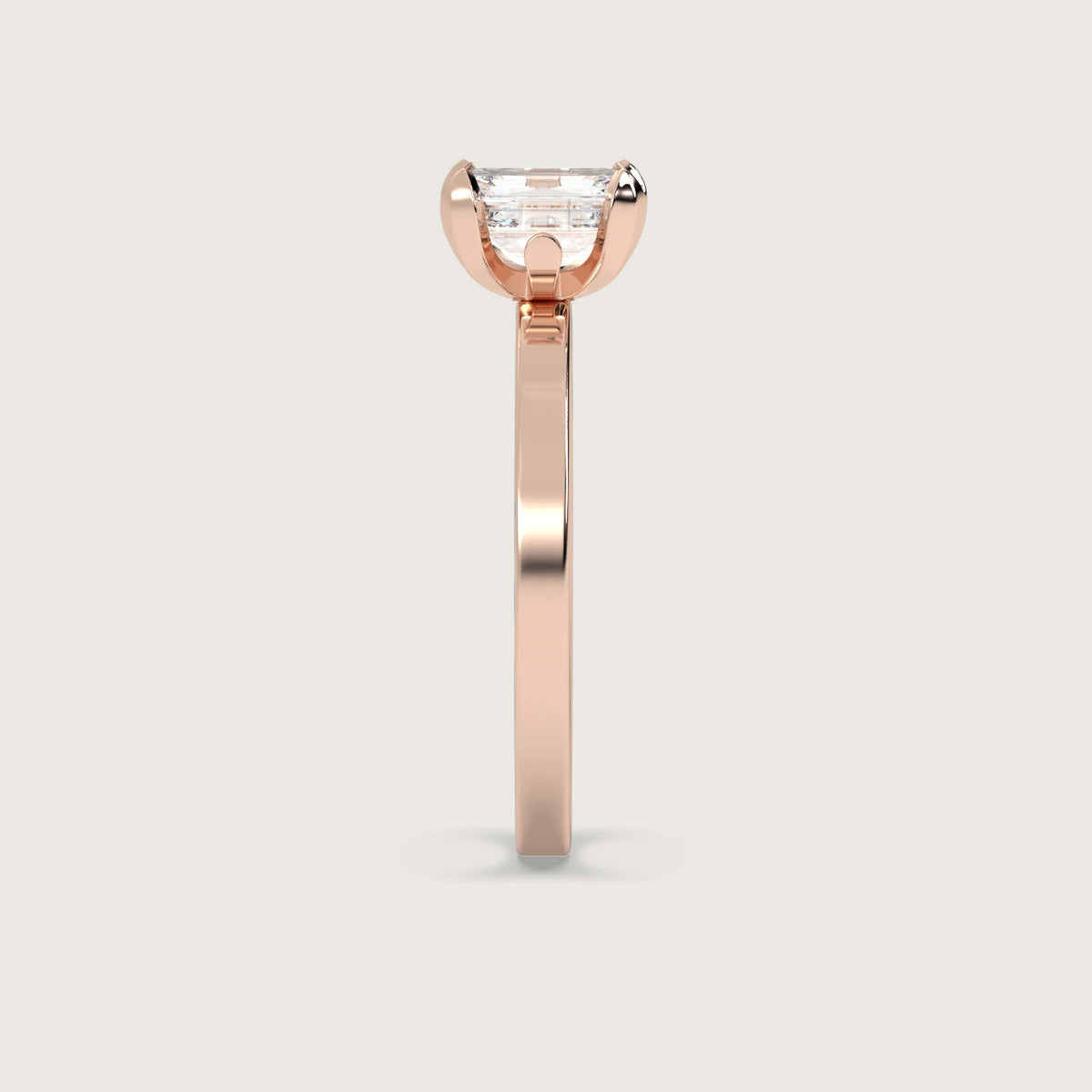 18K Rose 1ct