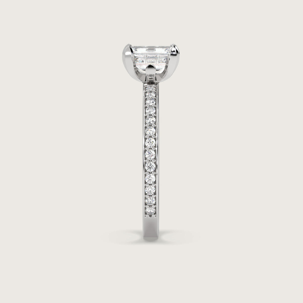 18K White 1ct