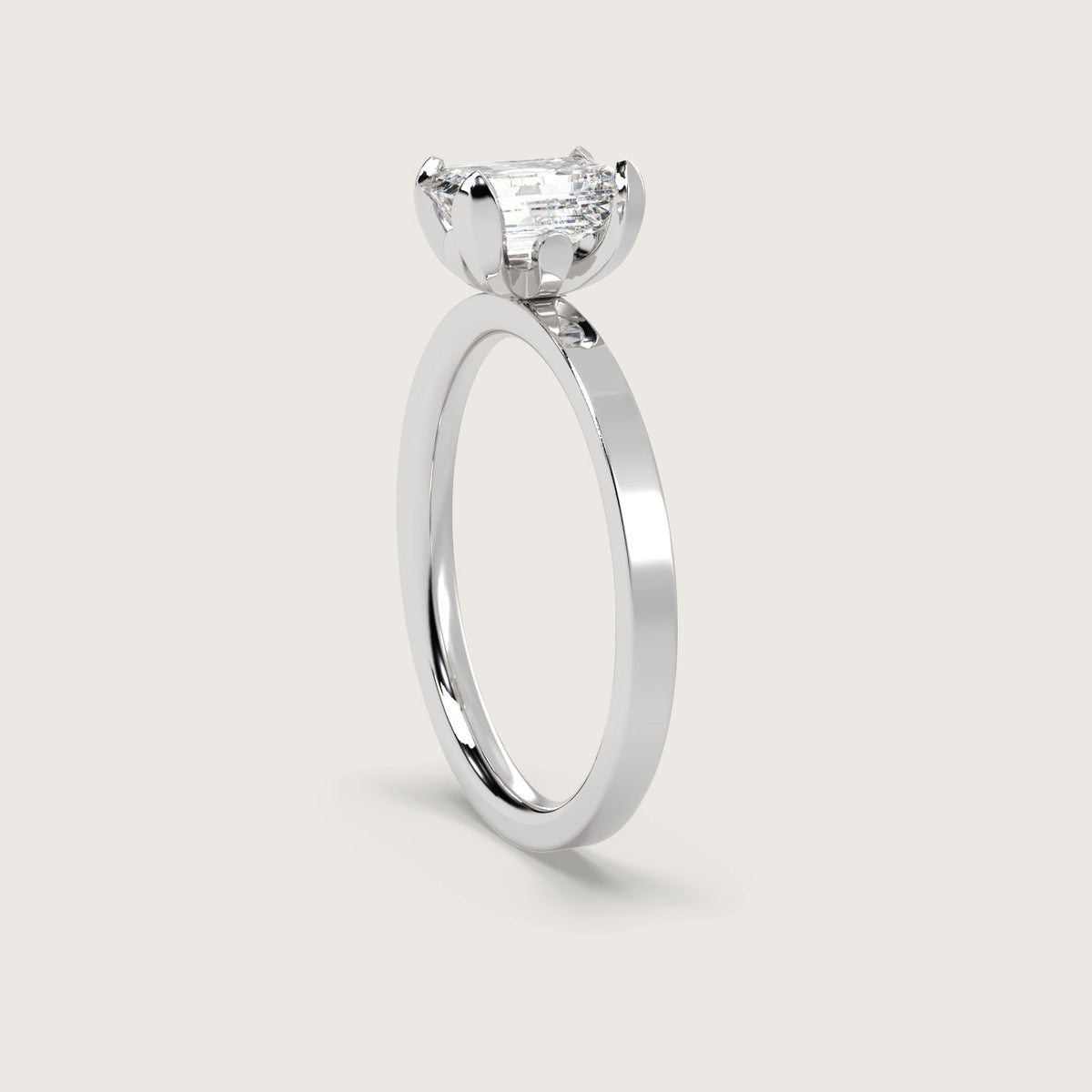18K White 1ct