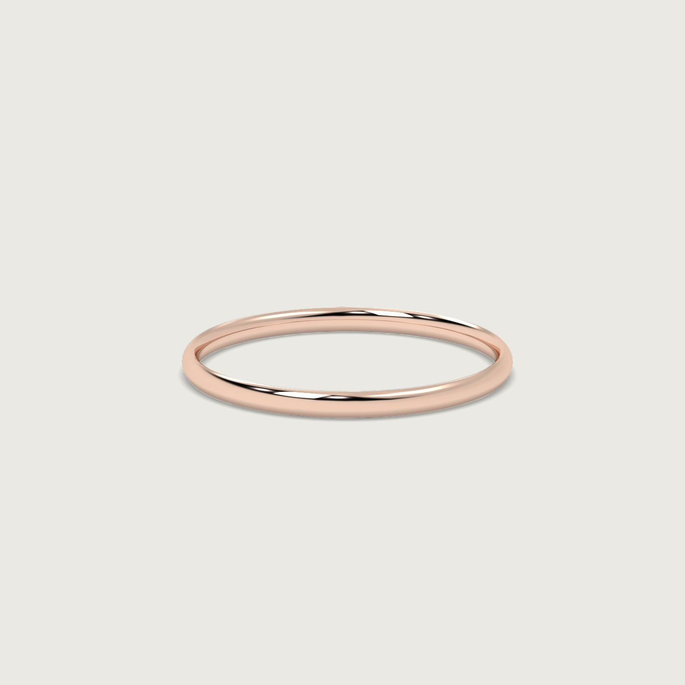 Fine Wedding Band - Fleur de Luce Profile