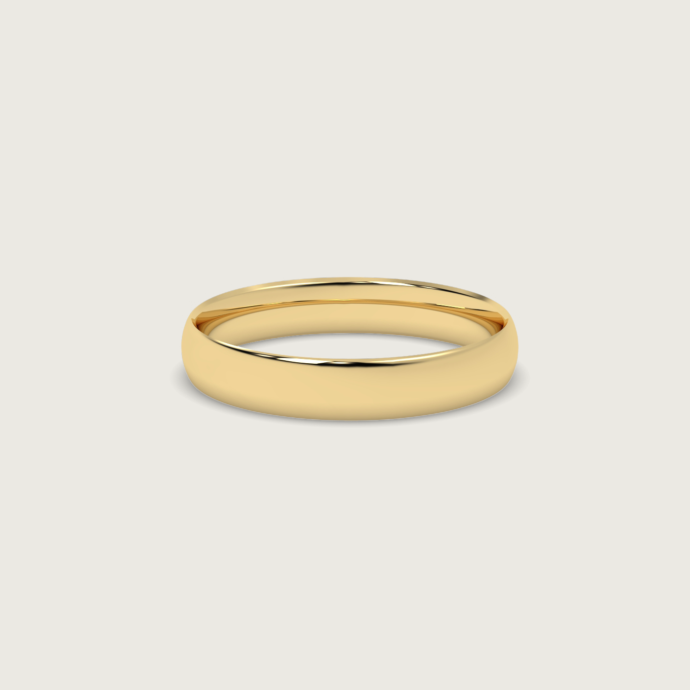 Heavy Wedding Band - Fleur de Luce Profile