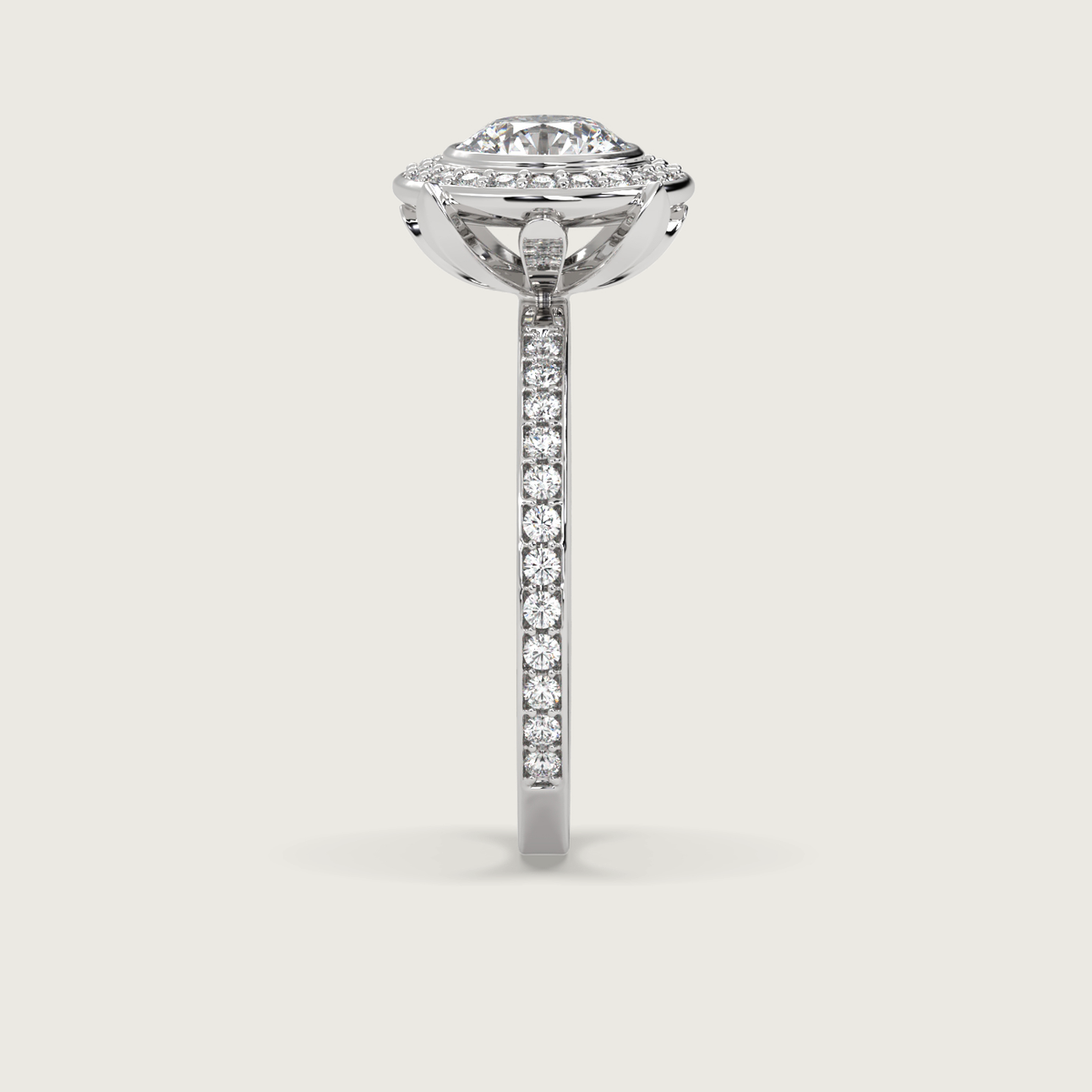 18K White 1ct