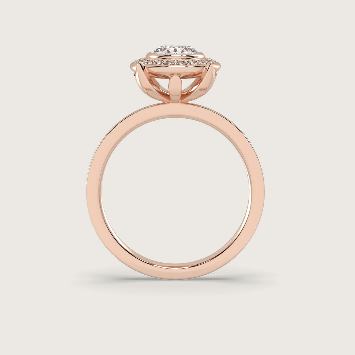 18K Rose 1ct