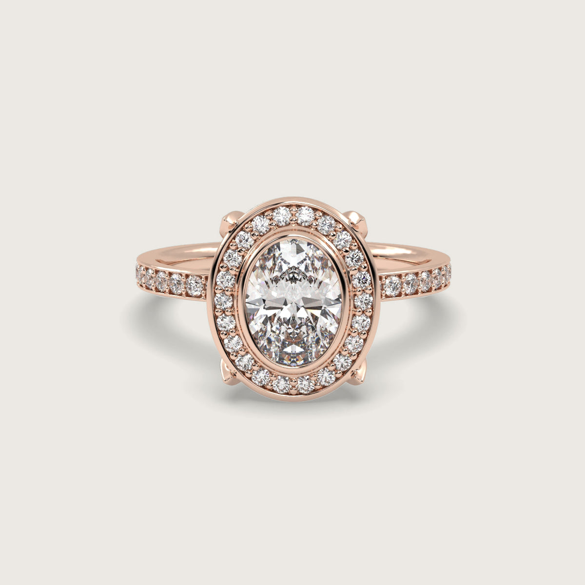 18K Rose 1ct