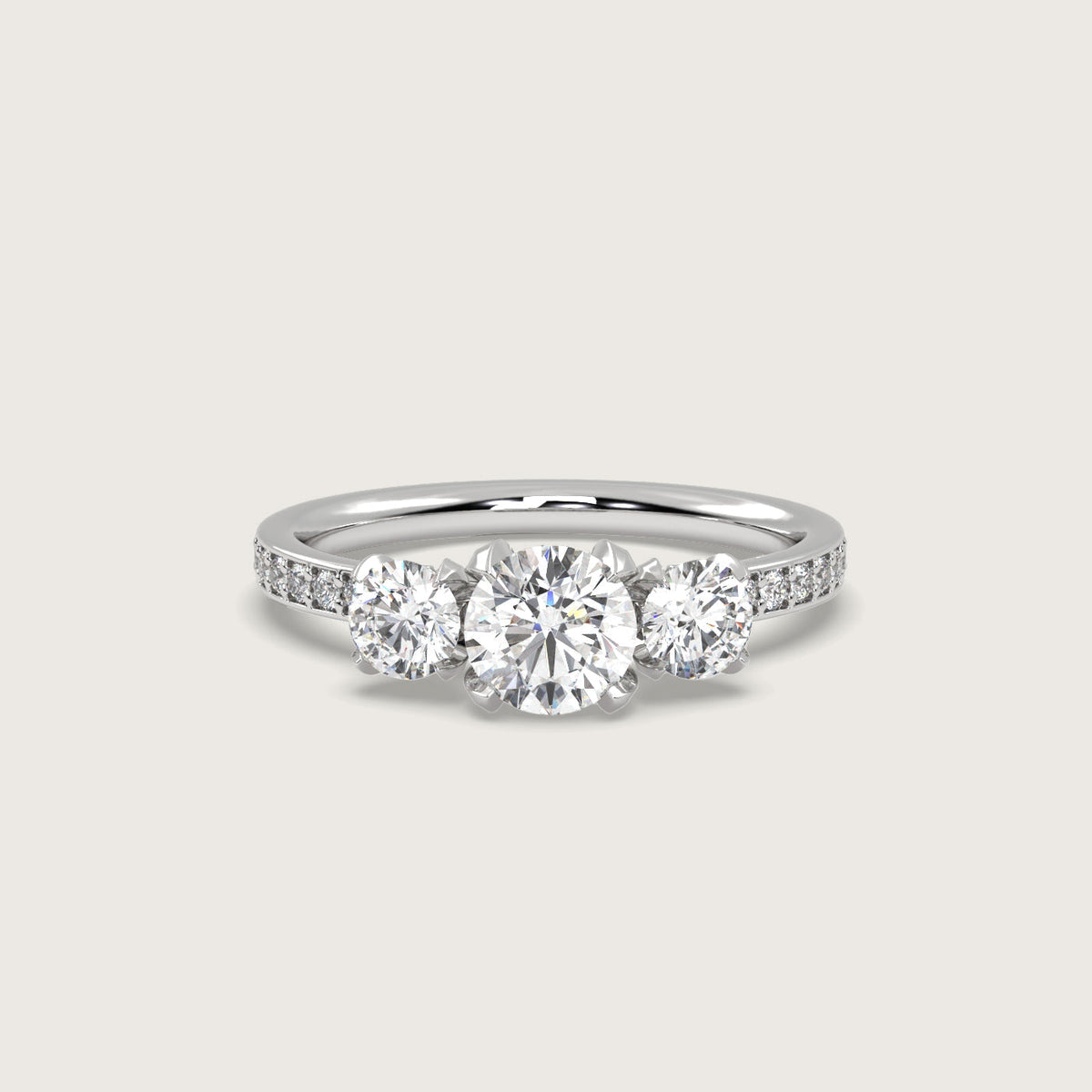 18K White 1ct