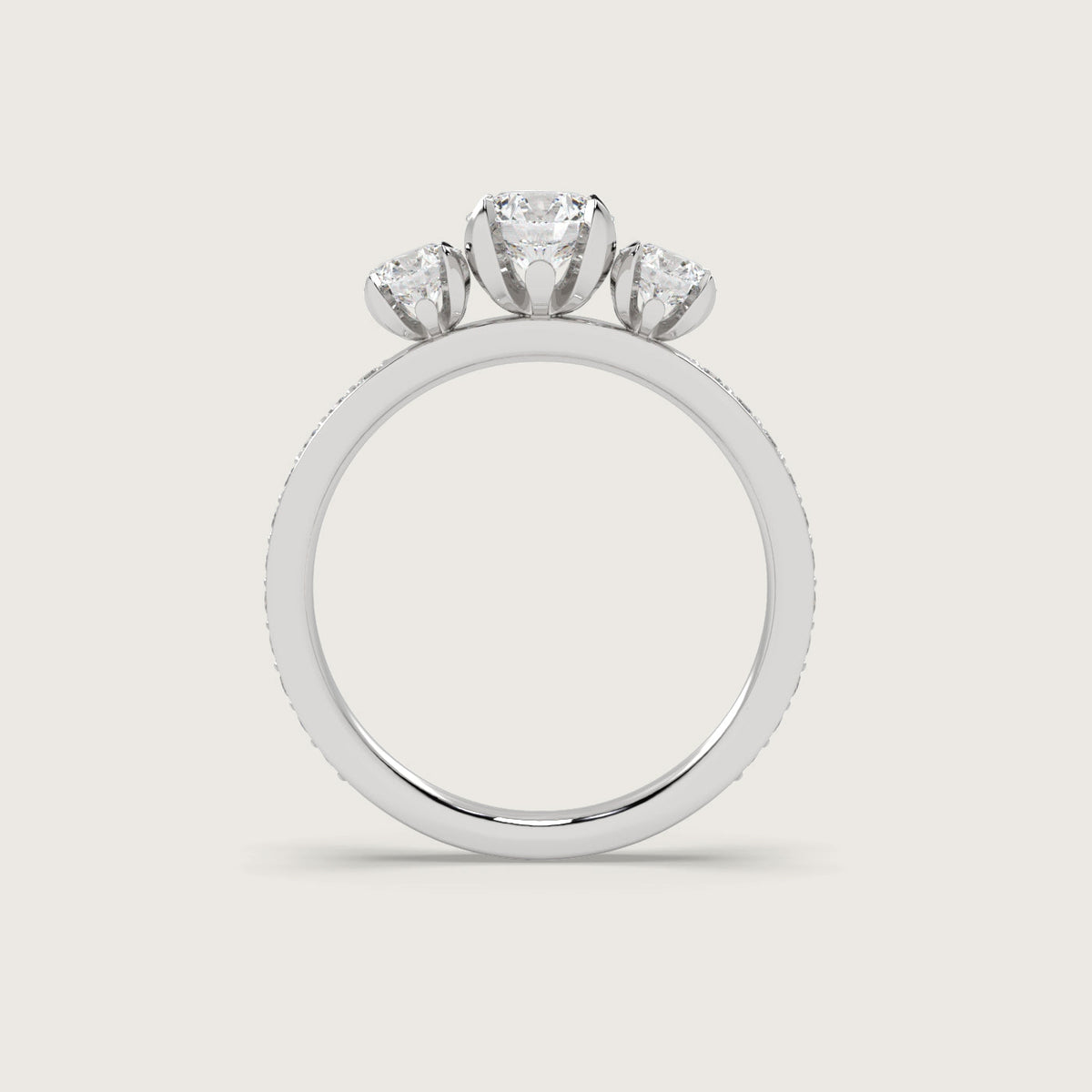 18K White 1ct