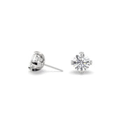 Fleur de Luce 1.00 tcw Diamond Stud Earrings