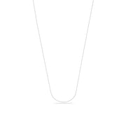 Fine Classic Necklace Chain in 18k White Gold