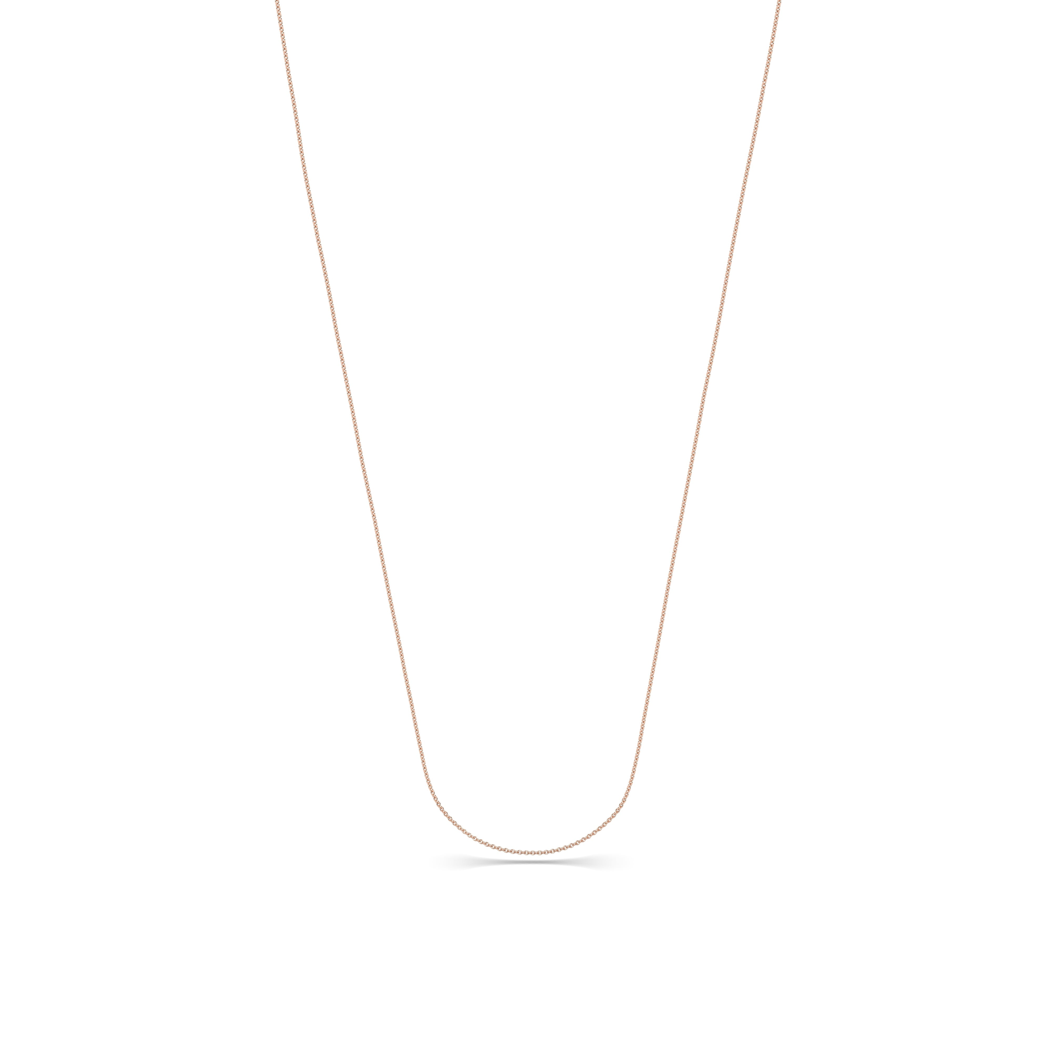 Heavy Classic Necklace Chain in 18k Rose Gold