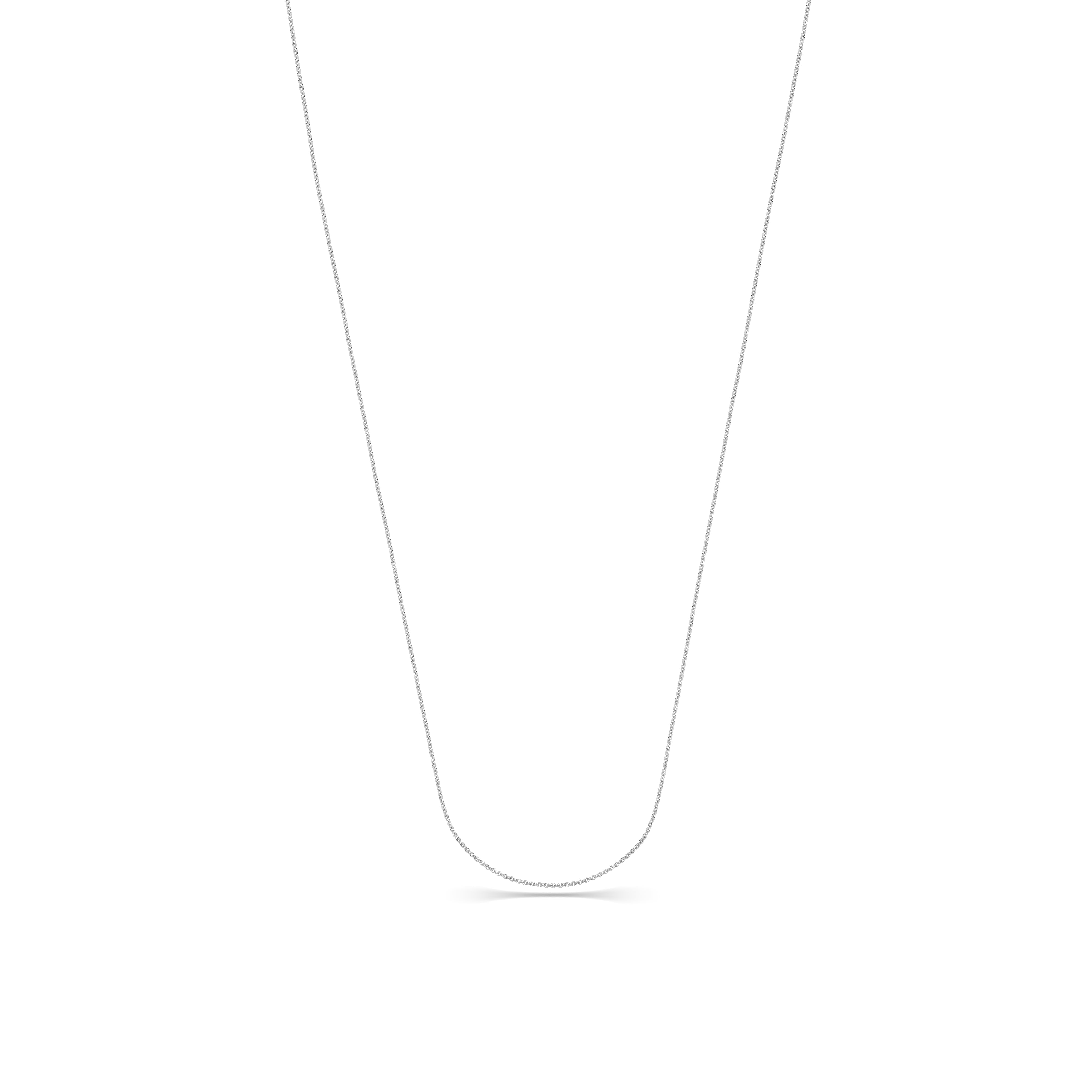 Heavy Classic Necklace Chain in 18k White Gold