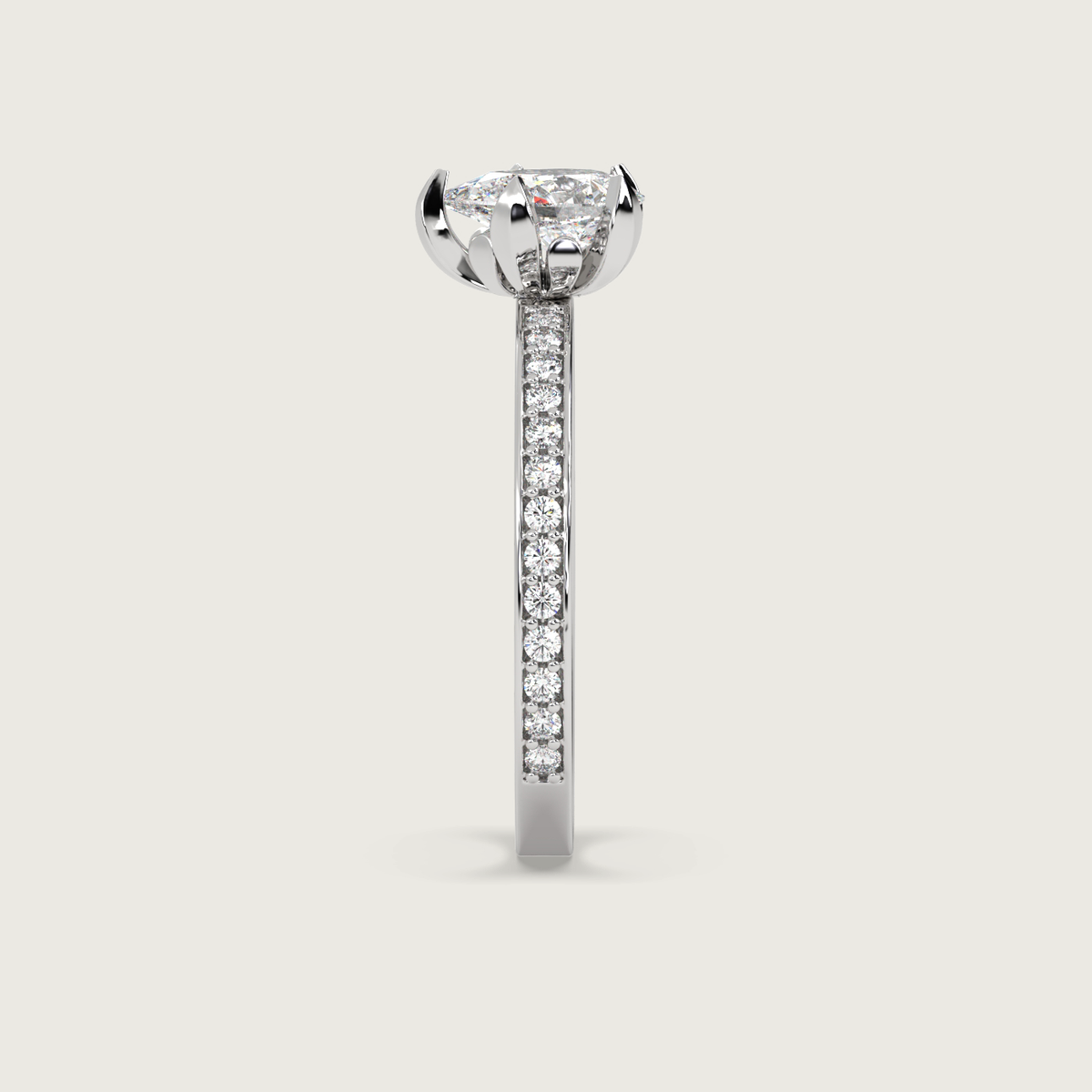 18K White 1ct