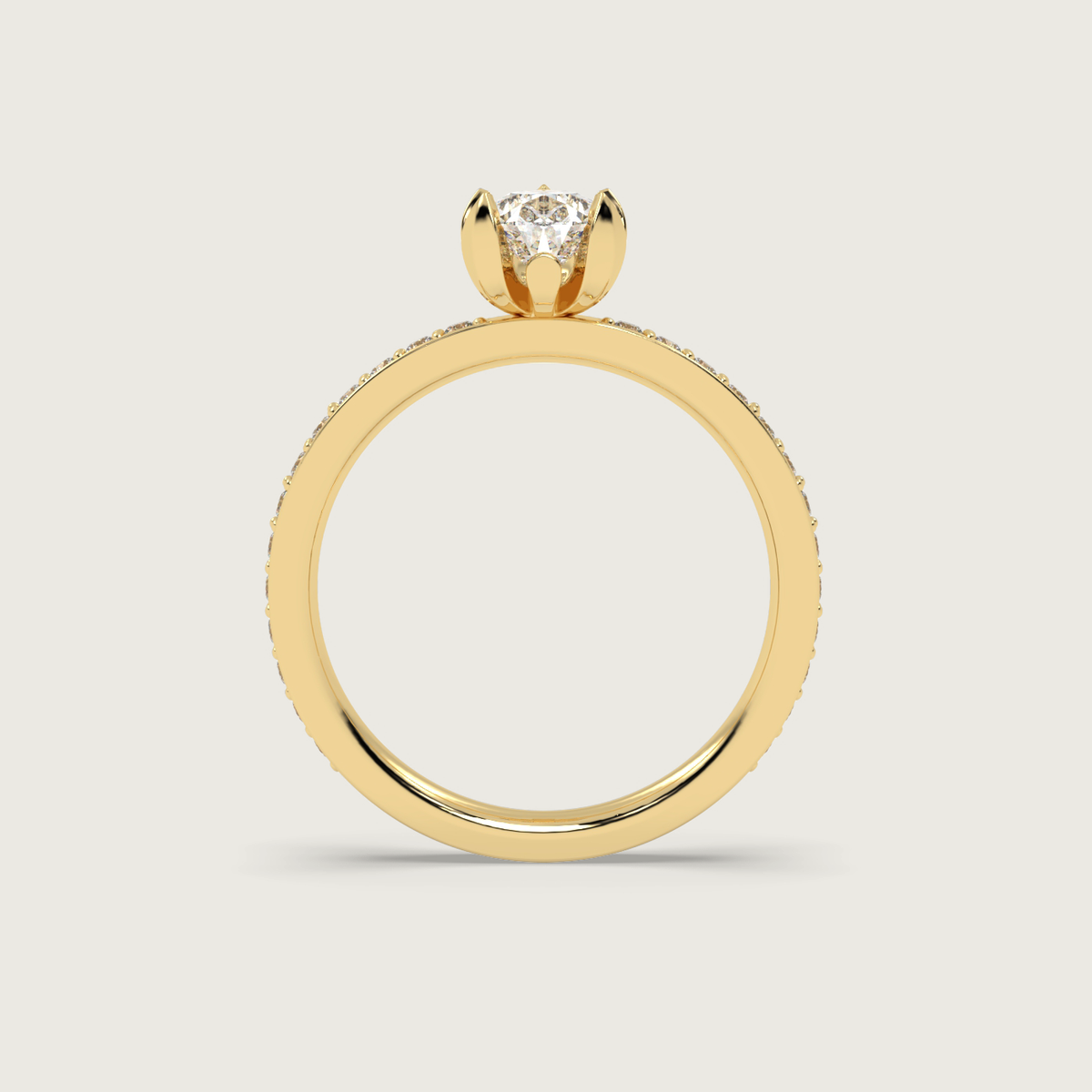 18K Yellow 1ct