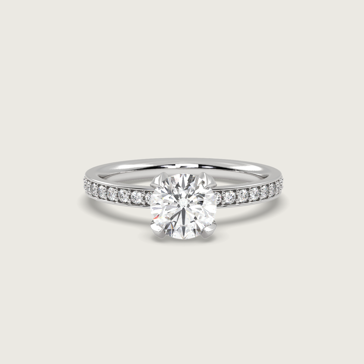 18K White 1ct