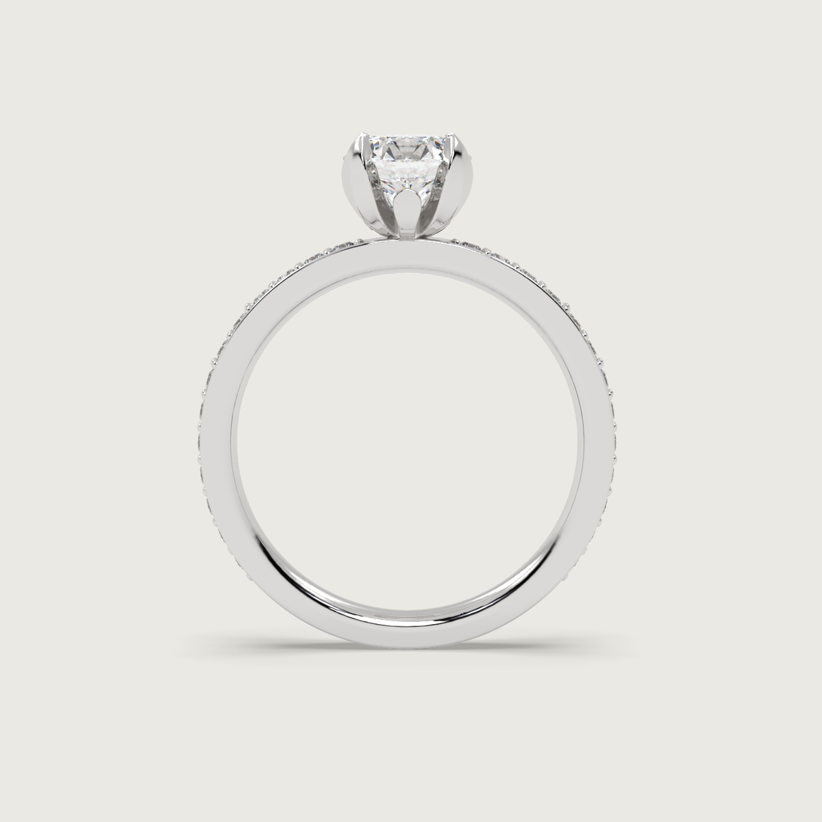 18K White 1ct