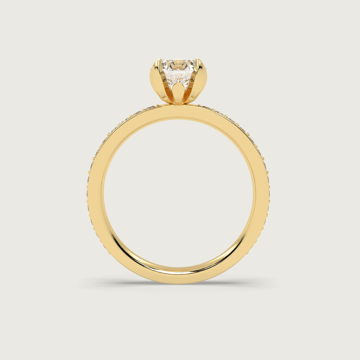 18K Yellow 1ct