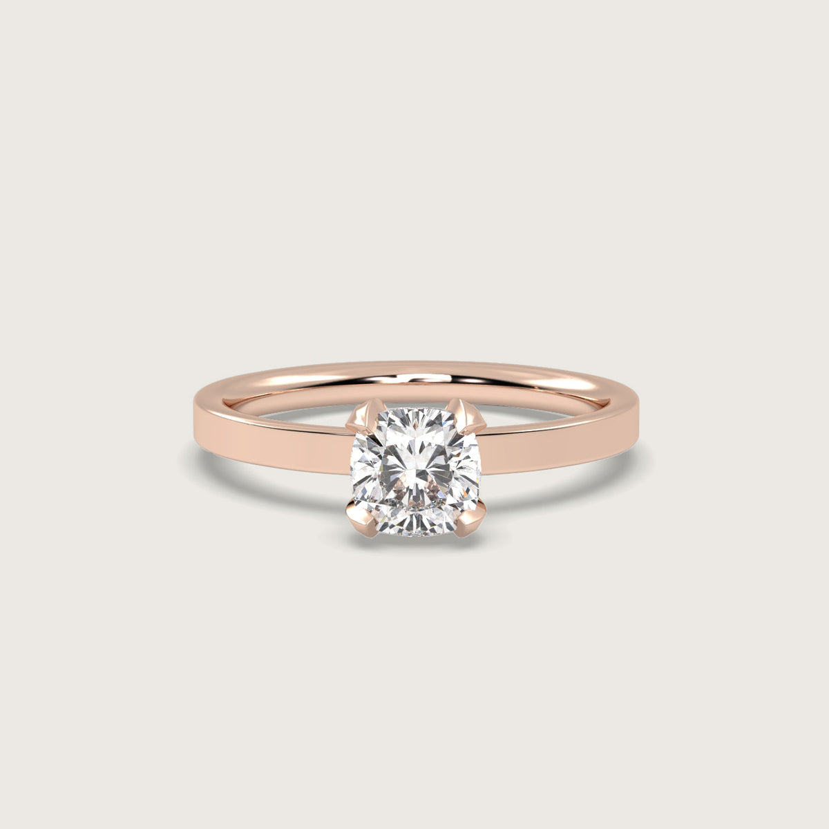 18K Rose 1ct