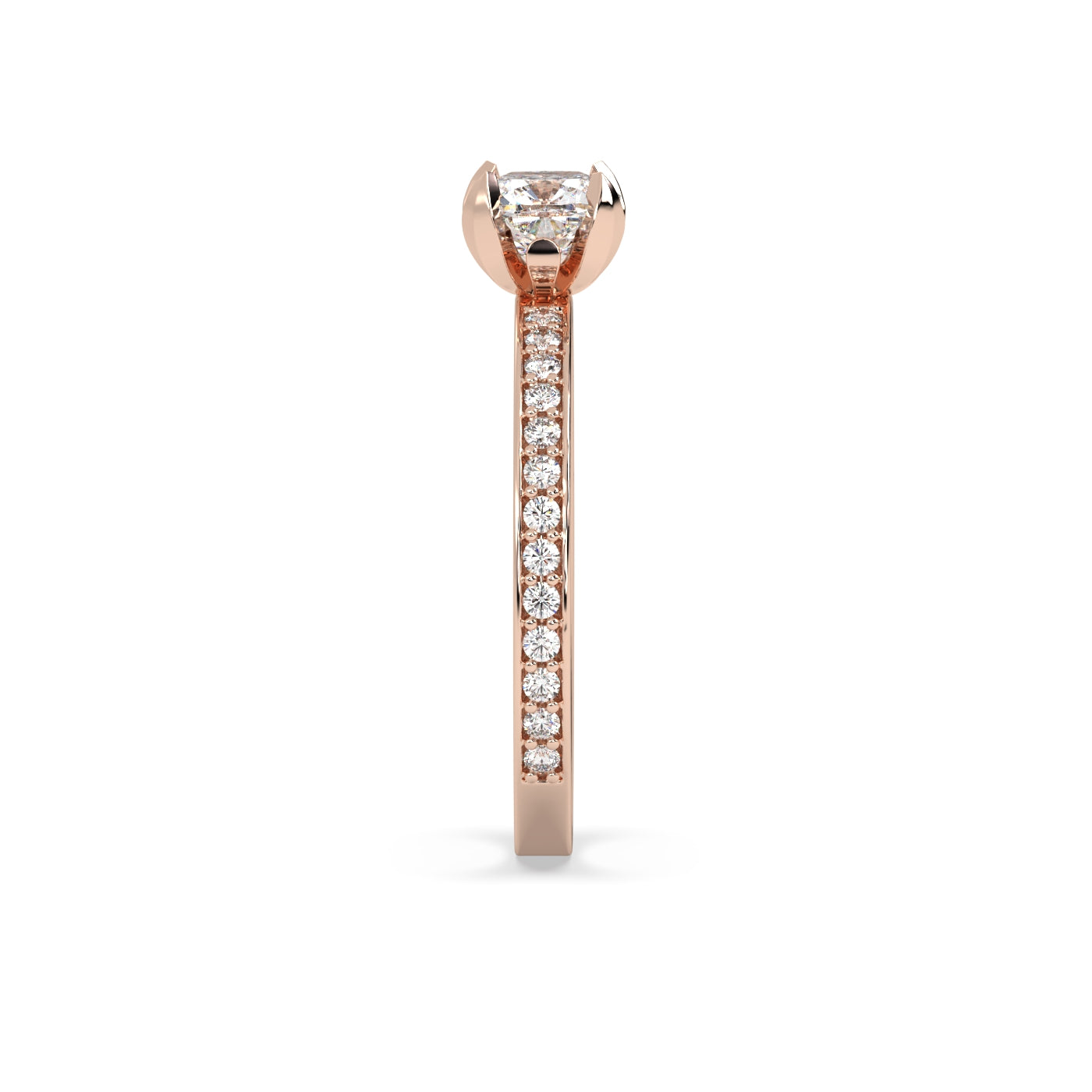 Fleur de Luce 1ct Cushion Diamond Engagement Ring
