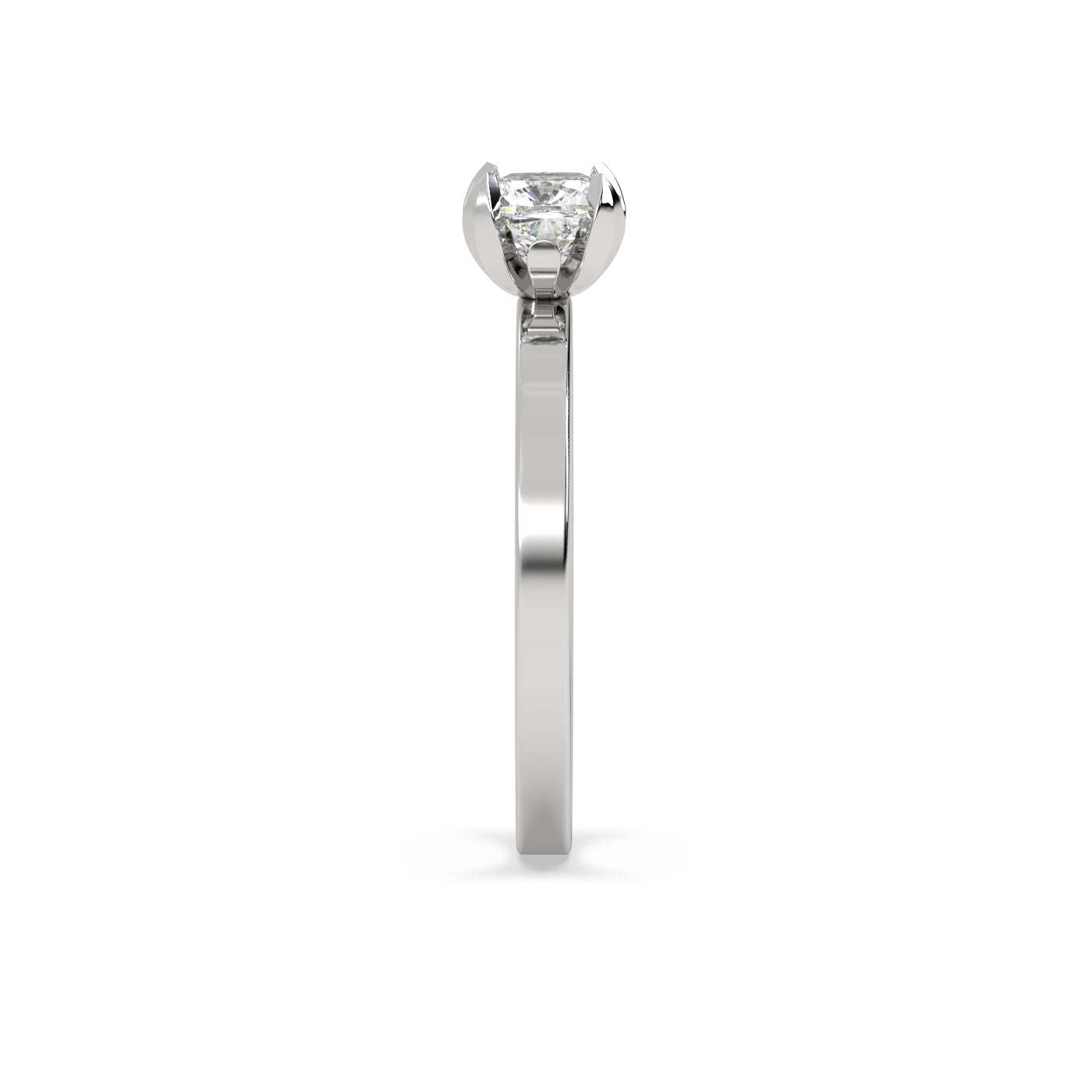Fleur de Luce 1ct Cushion Diamond Engagement Ring