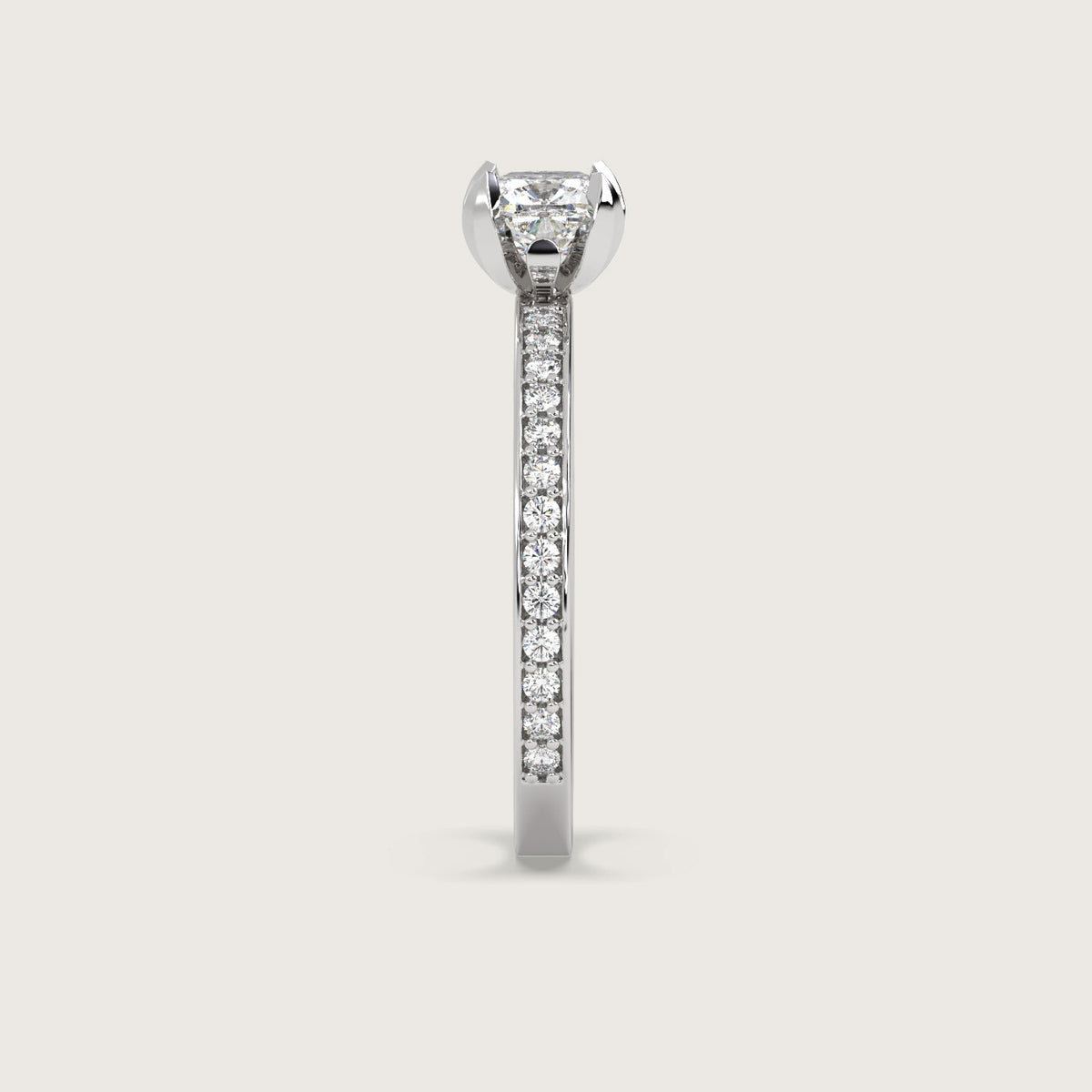 18K White 1ct