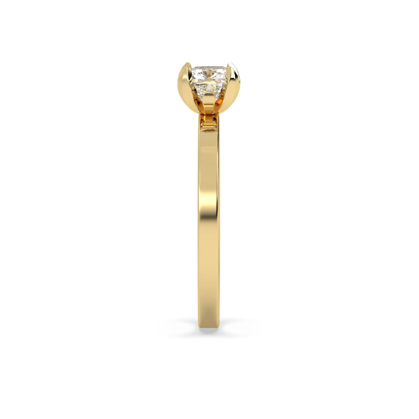Fleur de Luce 1ct Cushion Diamond Engagement Ring