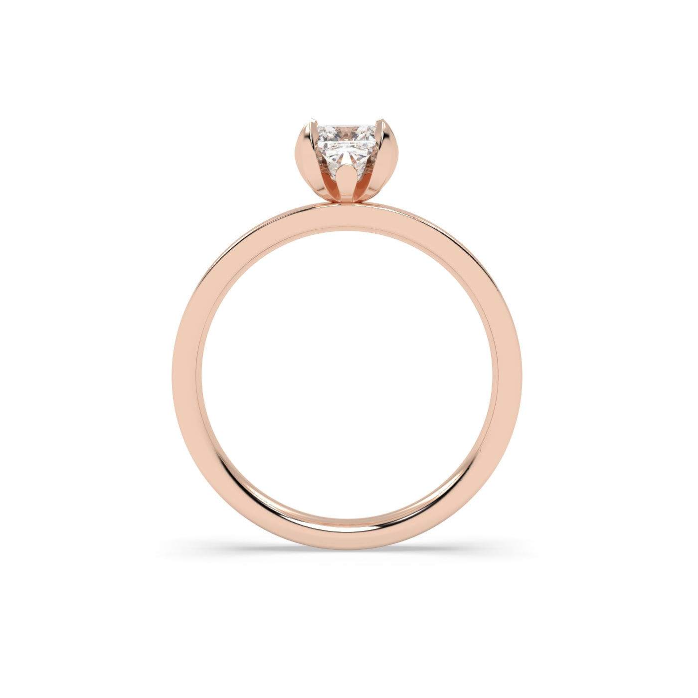 Fleur de Luce 1ct Cushion Diamond Engagement Ring
