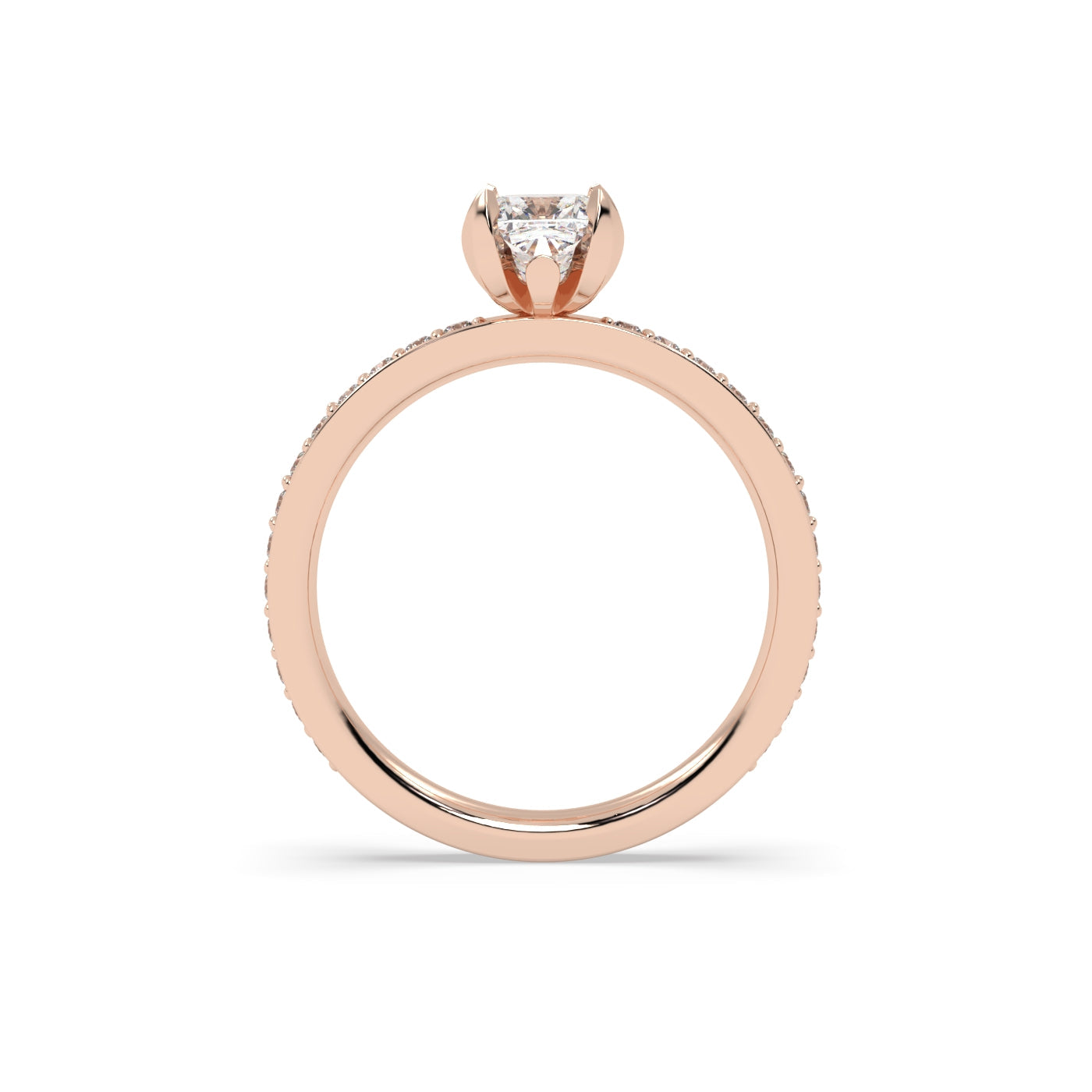 Fleur de Luce 1ct Cushion Diamond Engagement Ring