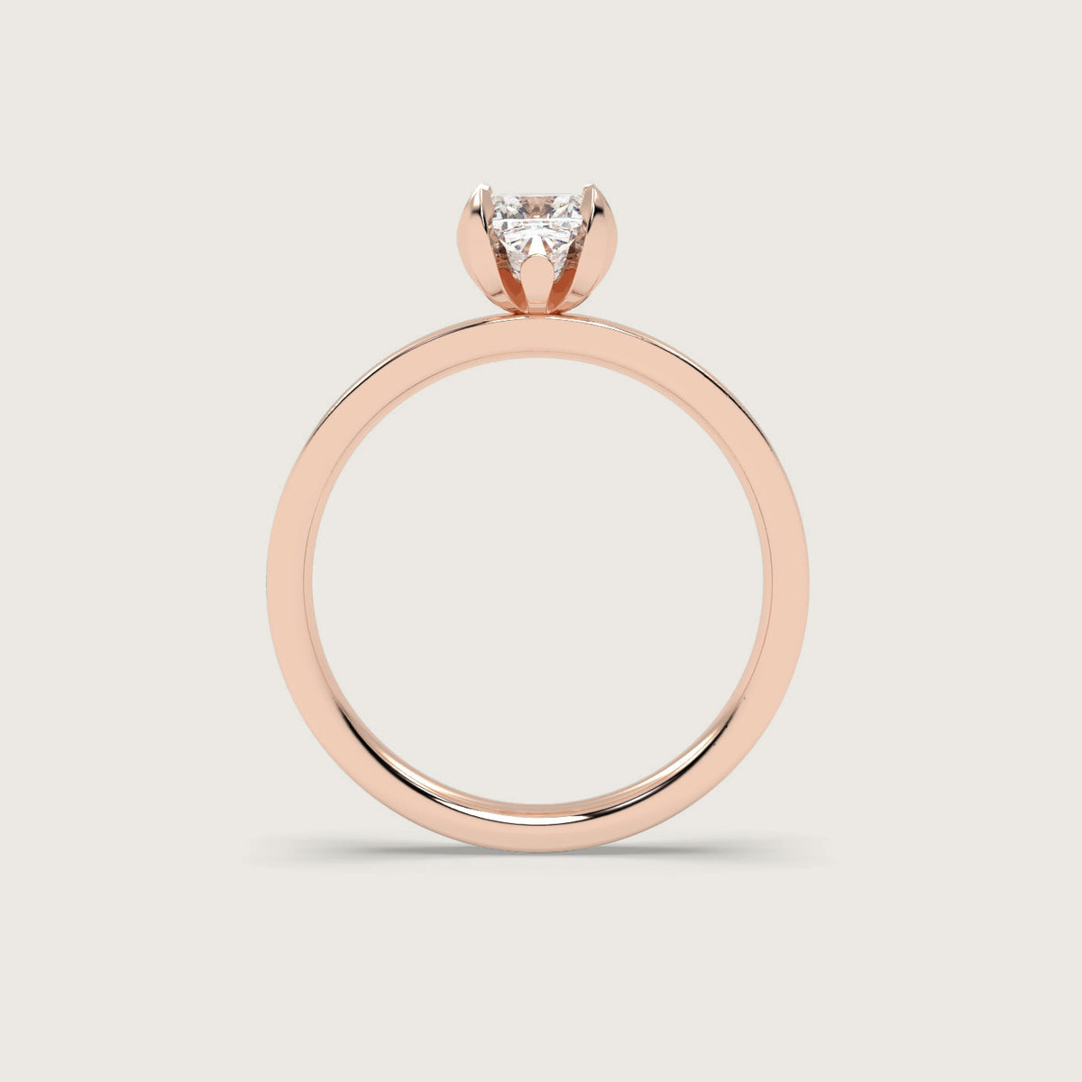 18K Rose 1ct