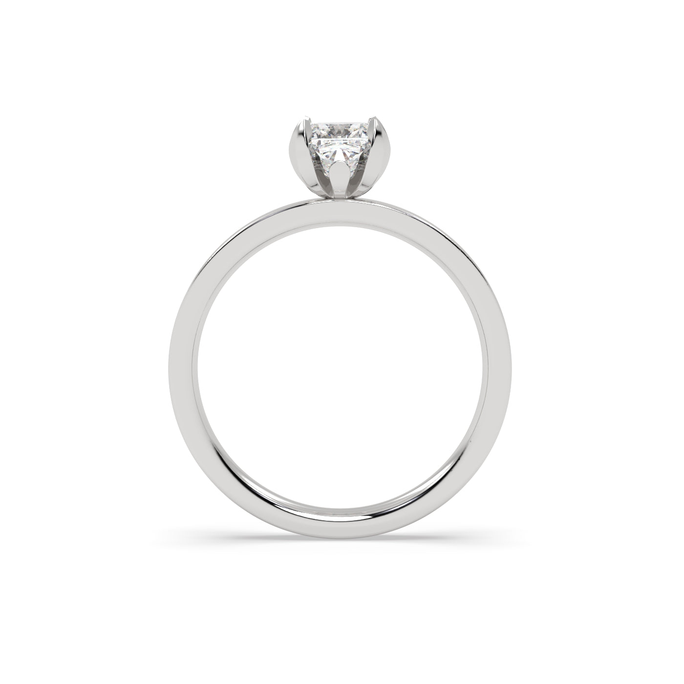 Fleur de Luce 1ct Cushion Diamond Engagement Ring