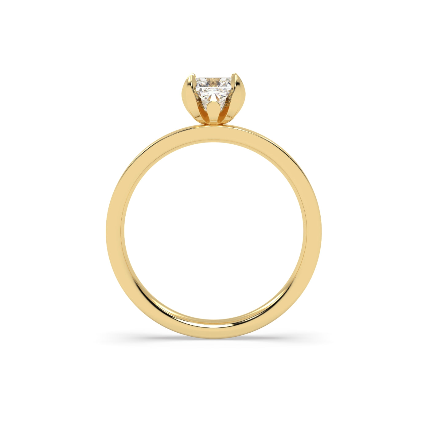 Fleur de Luce 1ct Cushion Diamond Engagement Ring