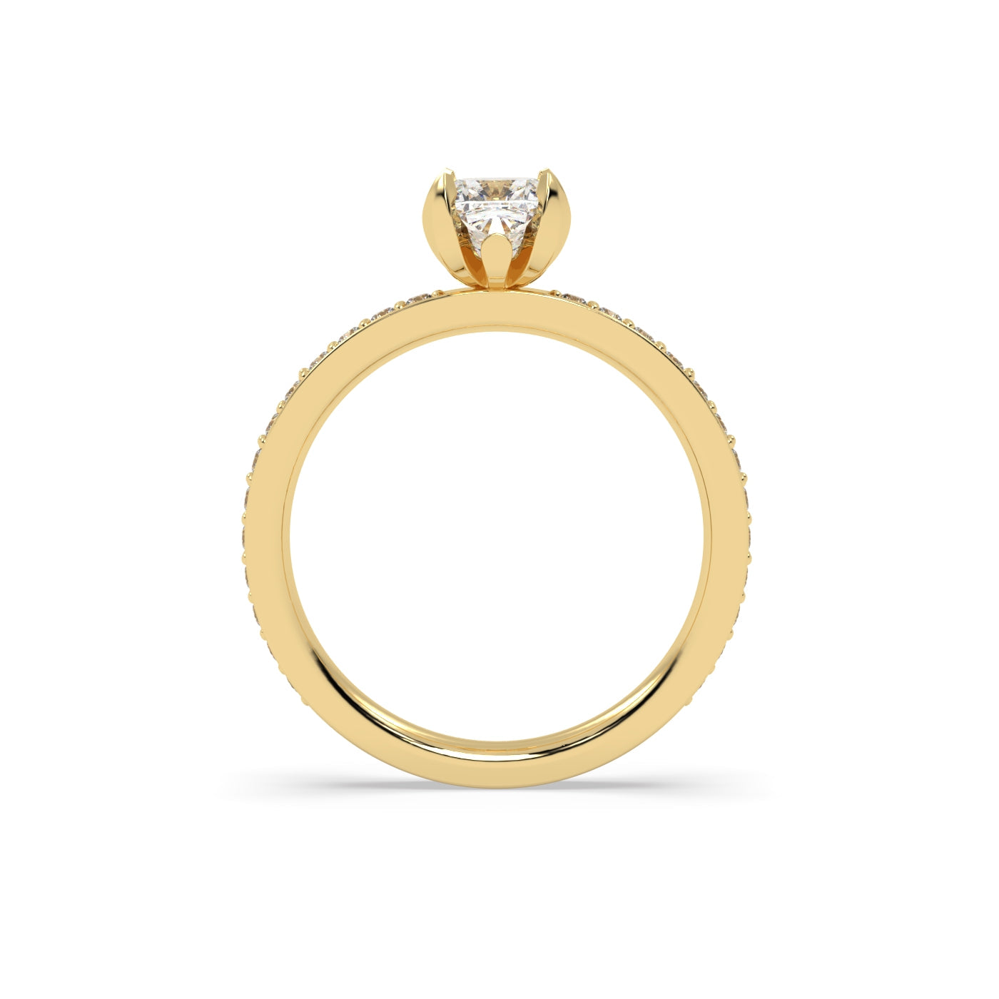 Fleur de Luce 1ct Cushion Diamond Engagement Ring