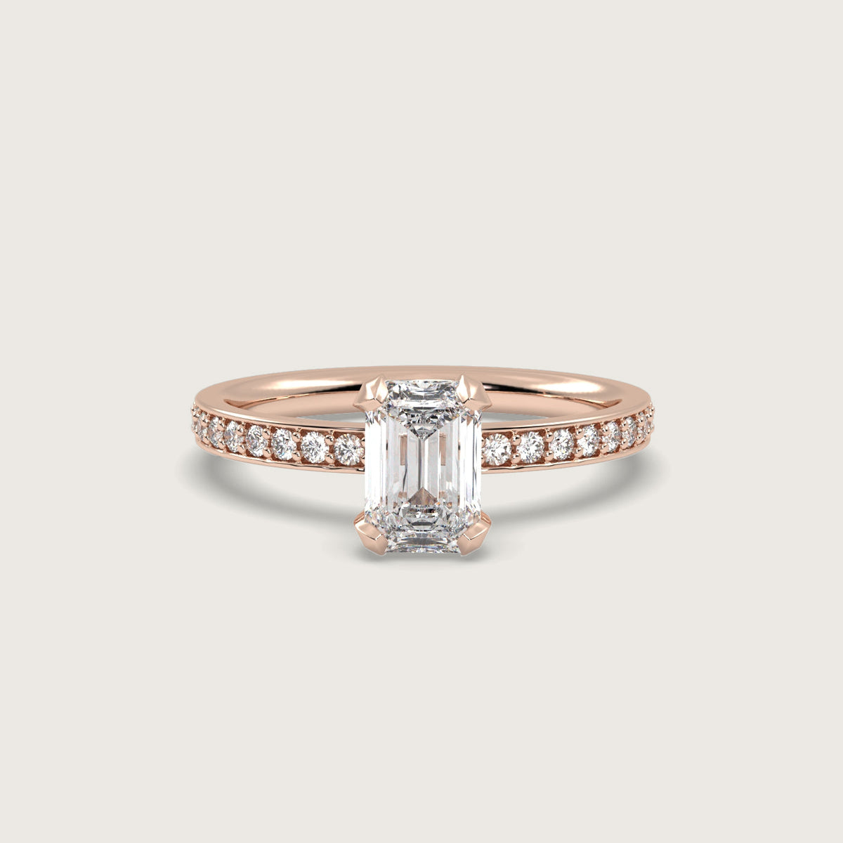18K Rose 1ct