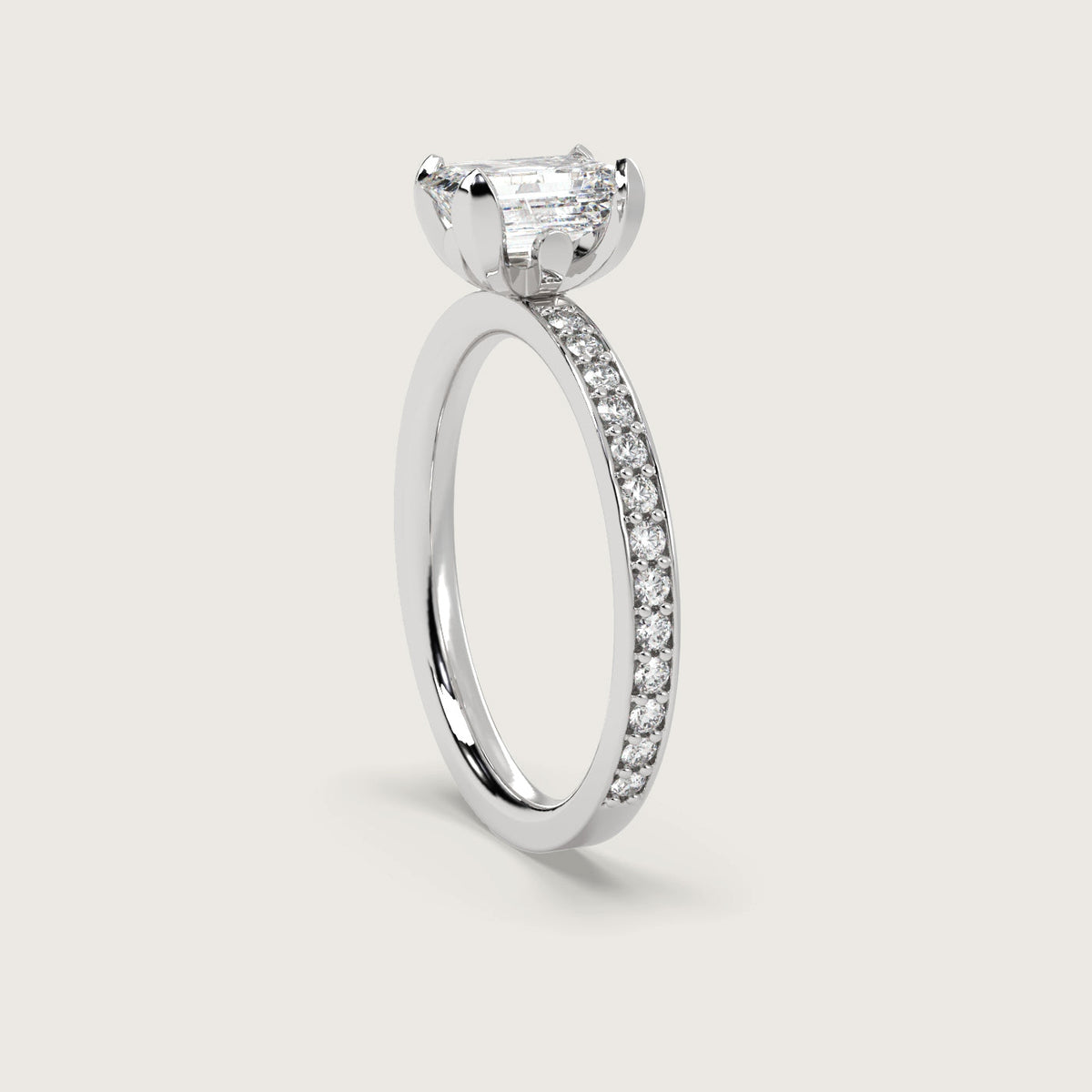 18K White 1ct