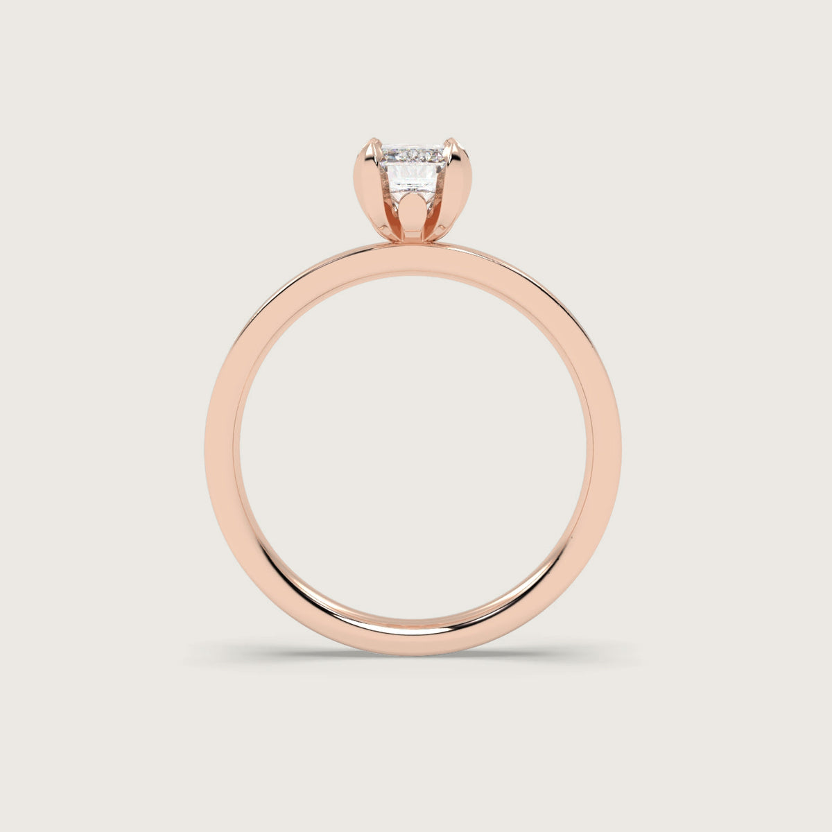 18K Rose 1ct