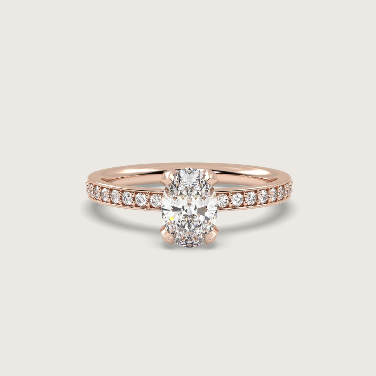 18K Rose 1ct