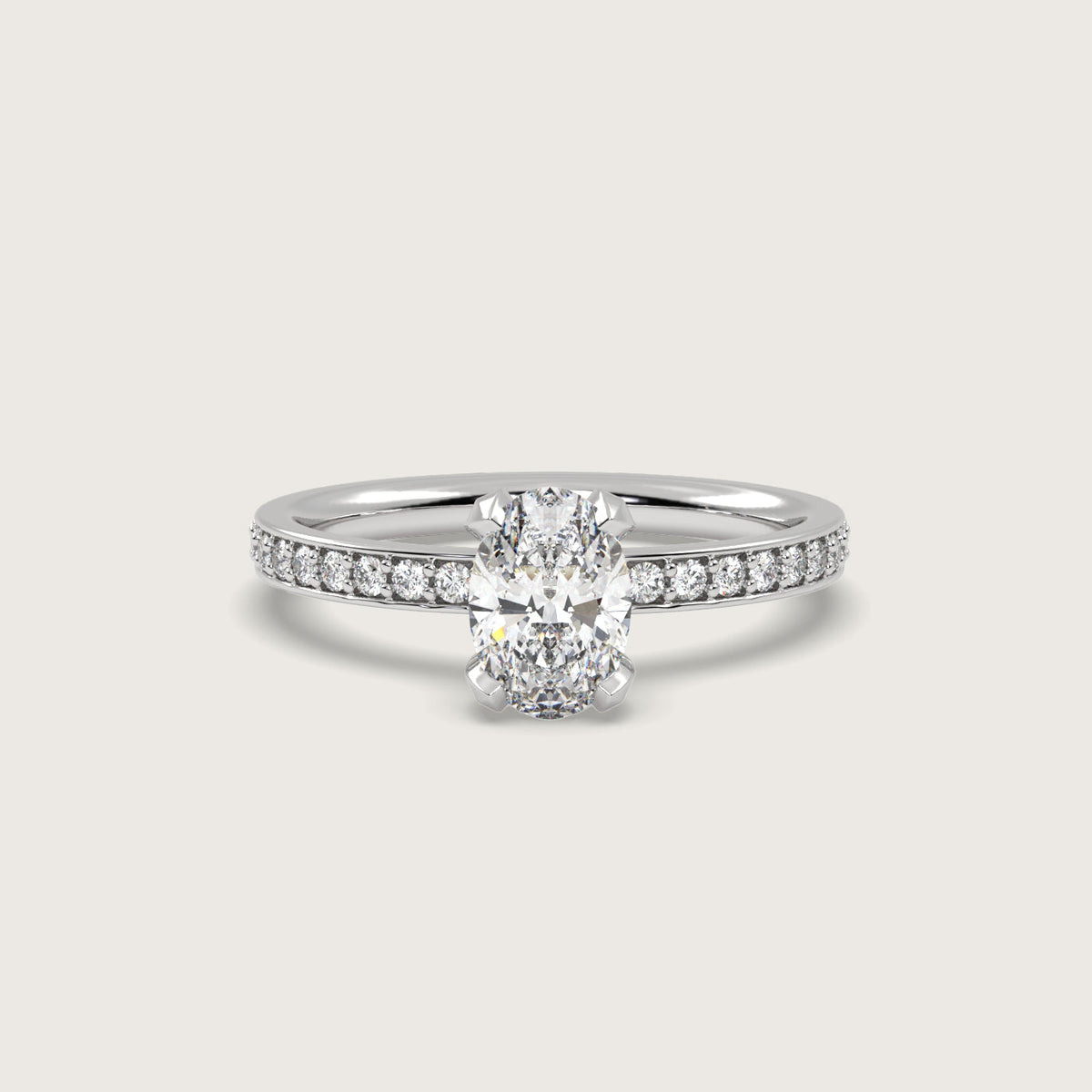 18K White 1ct