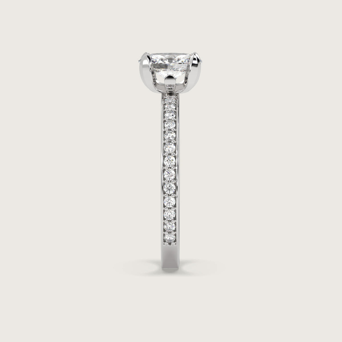 18K White 1ct
