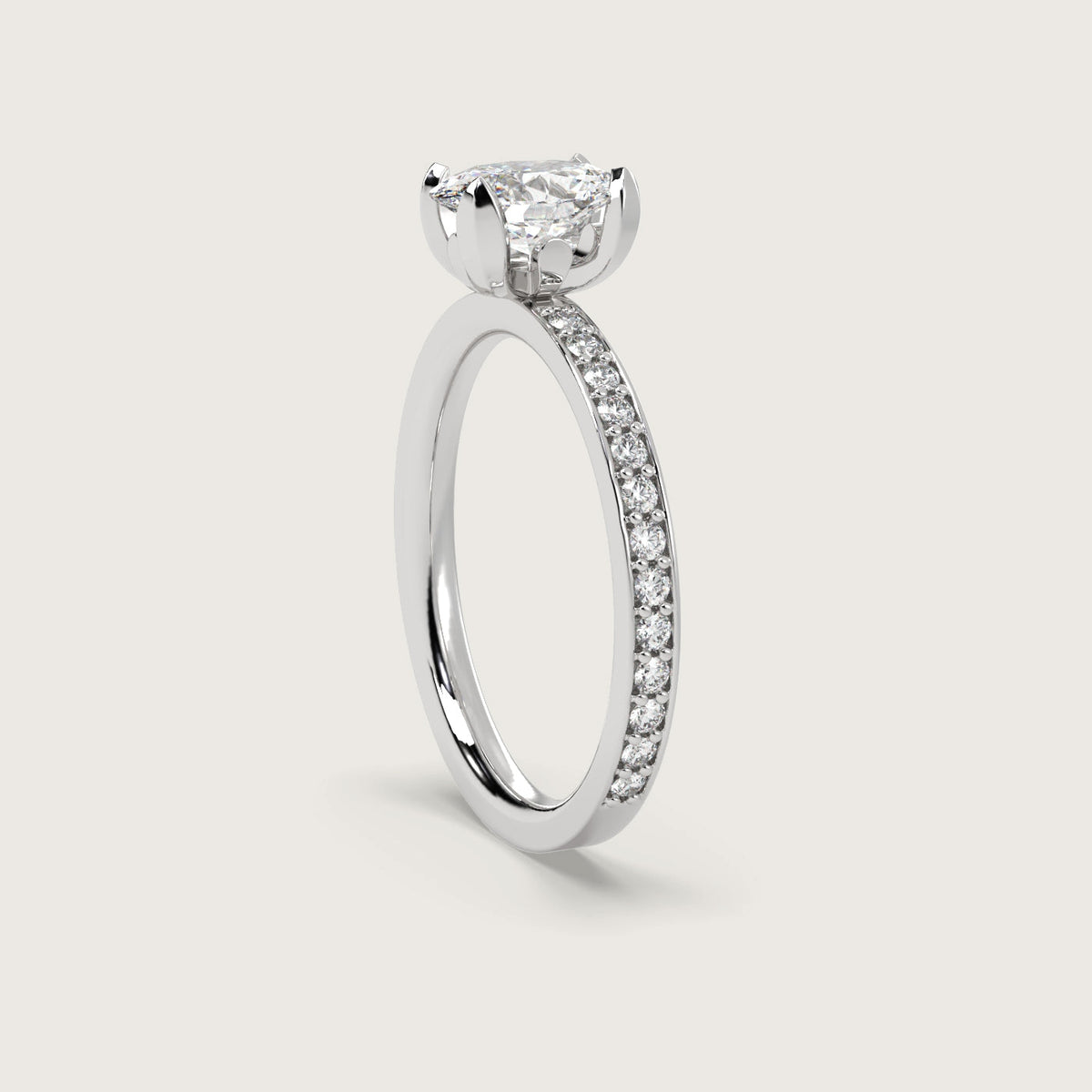 18K White 1ct