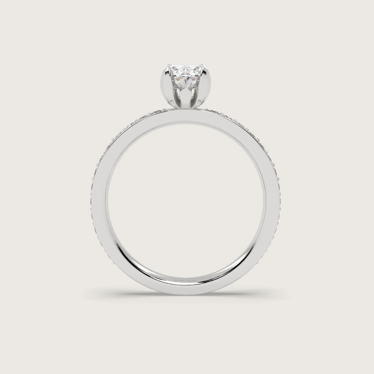 18K White 1ct