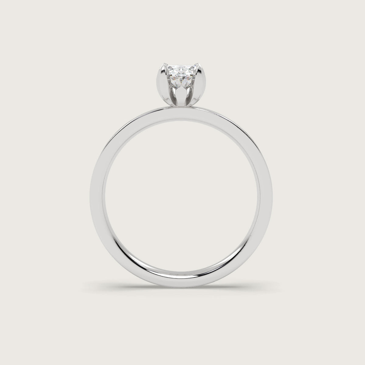 18K White 1ct