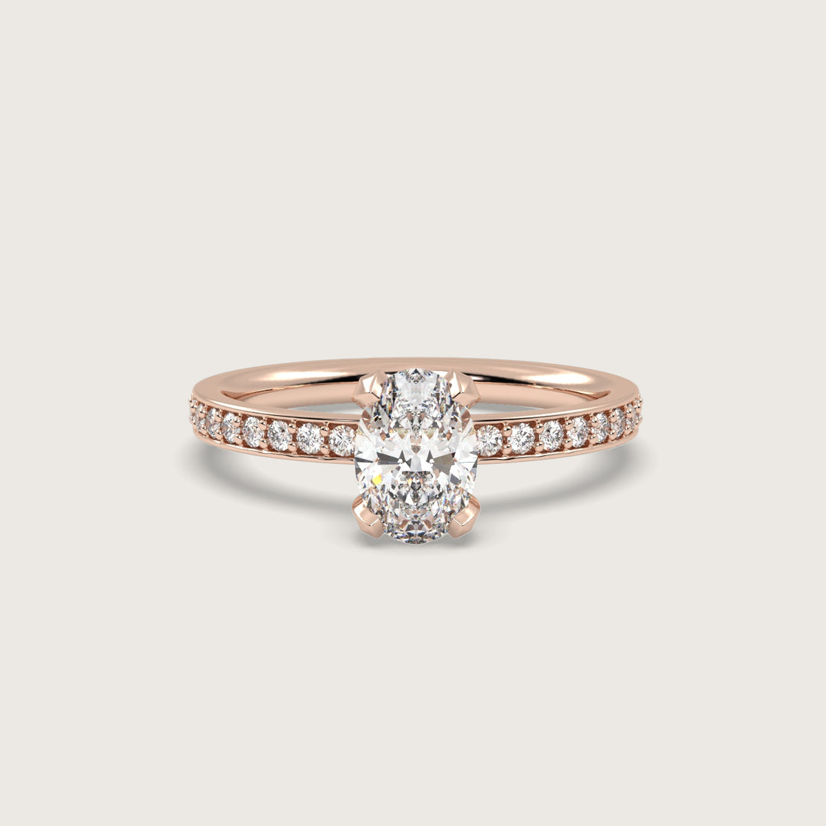 18K Rose 1ct