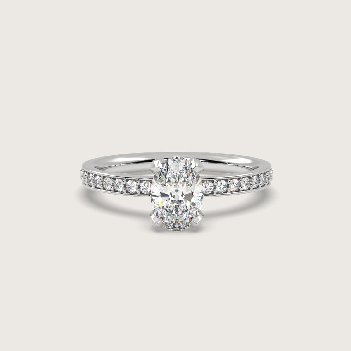 18K White 1ct
