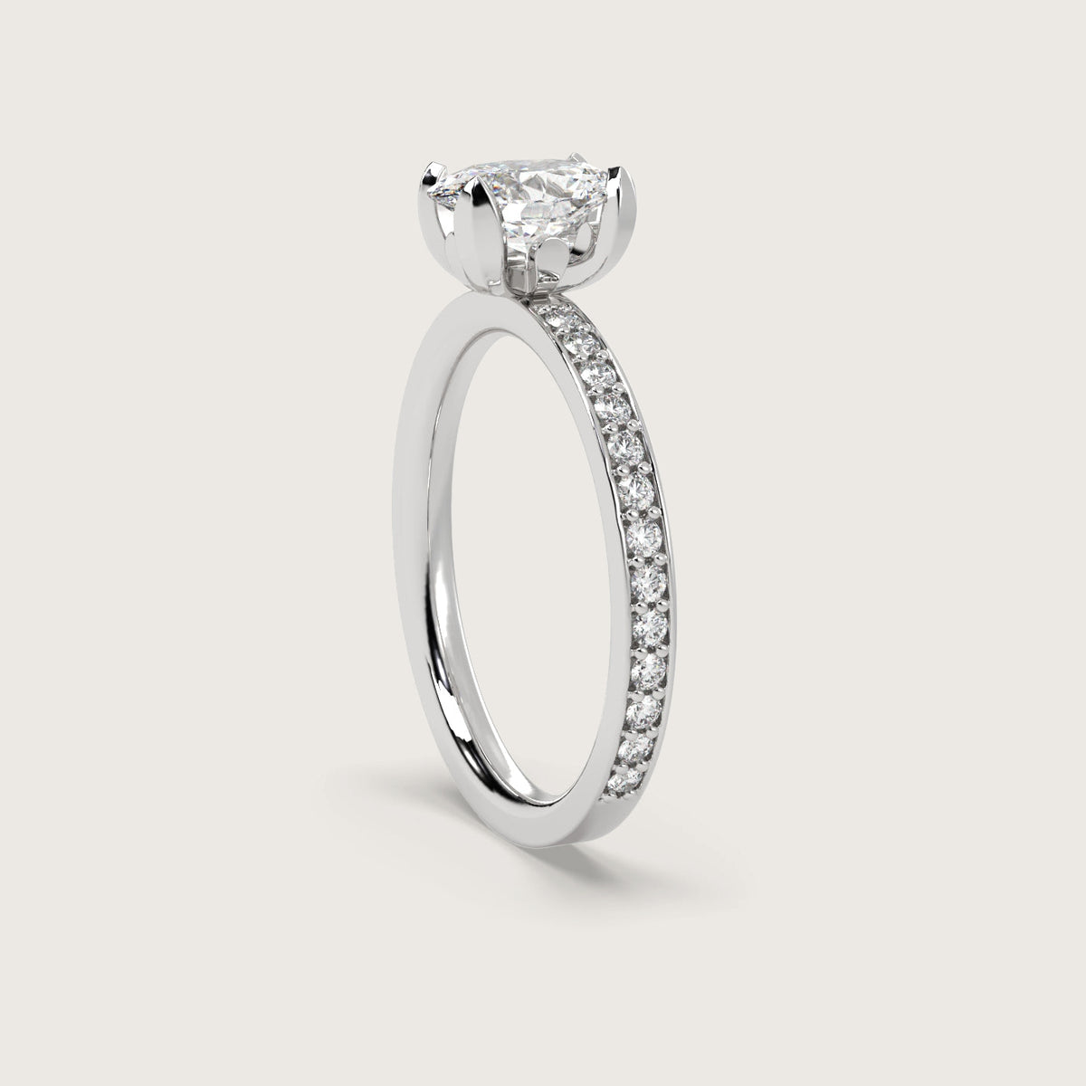 18K White 1ct
