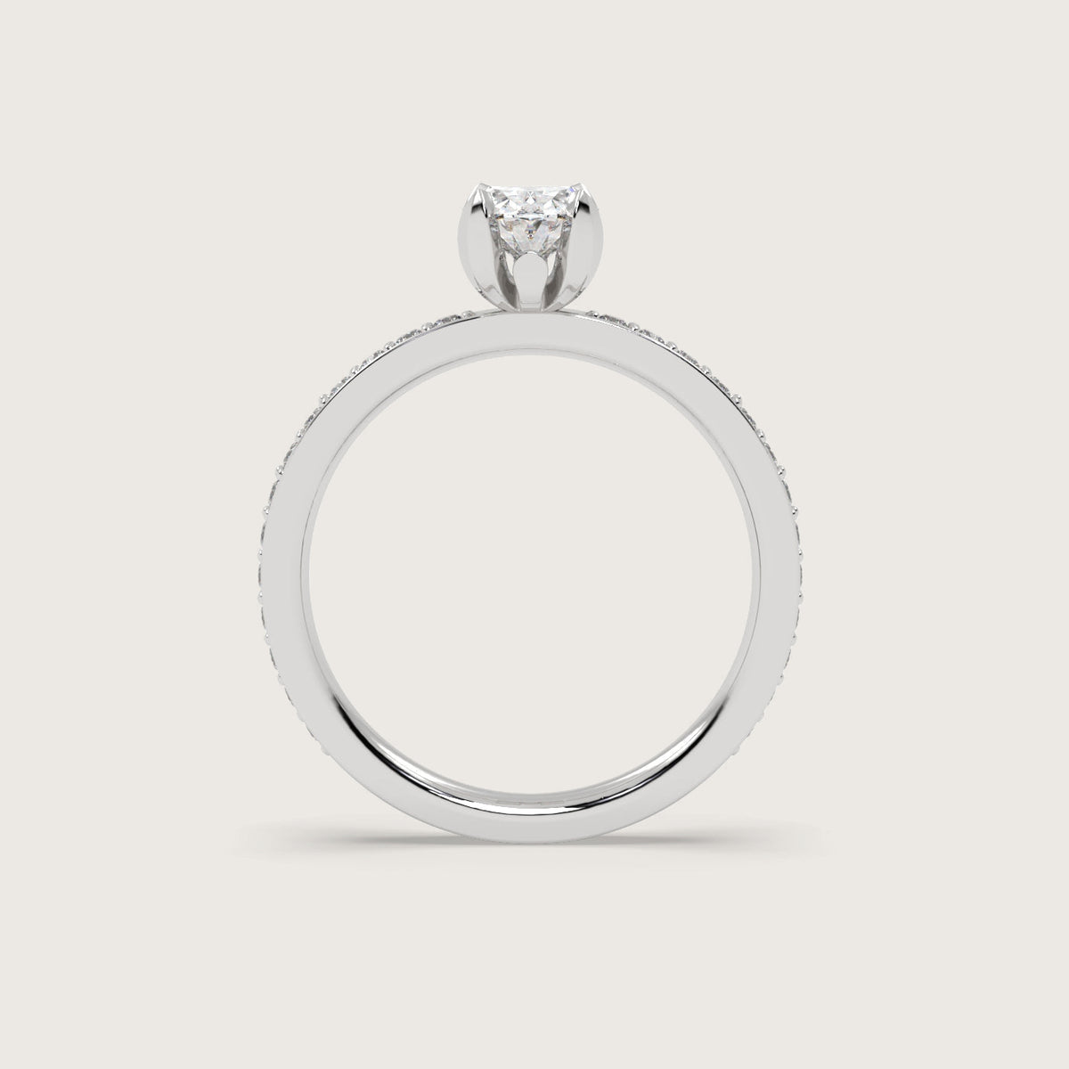 18K White 1ct