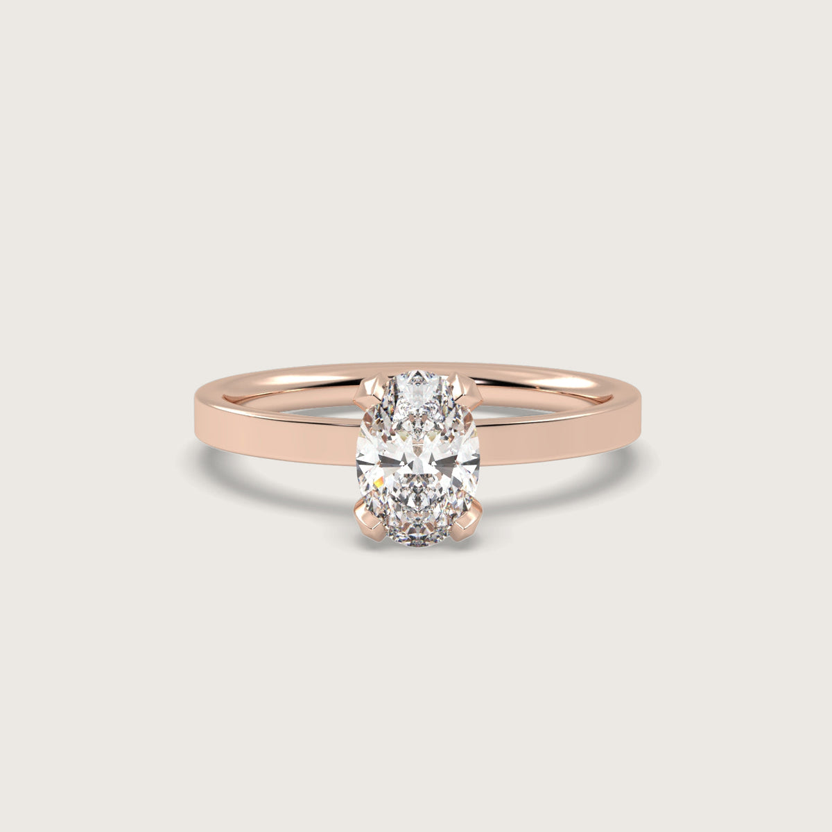 18K Rose 1ct
