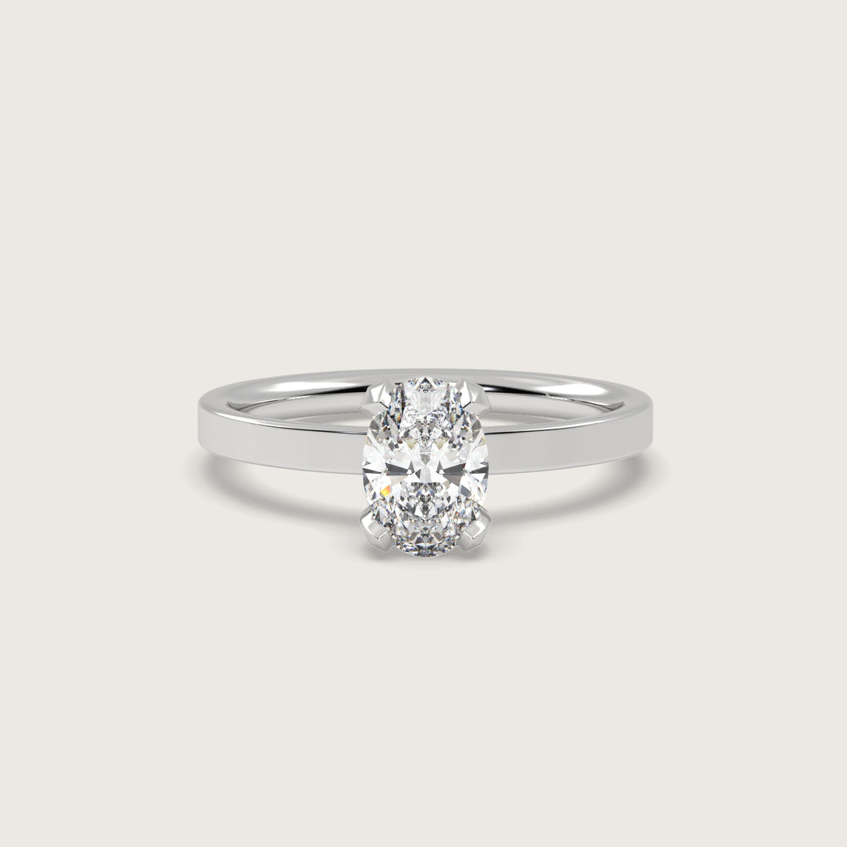 18K White 1ct
