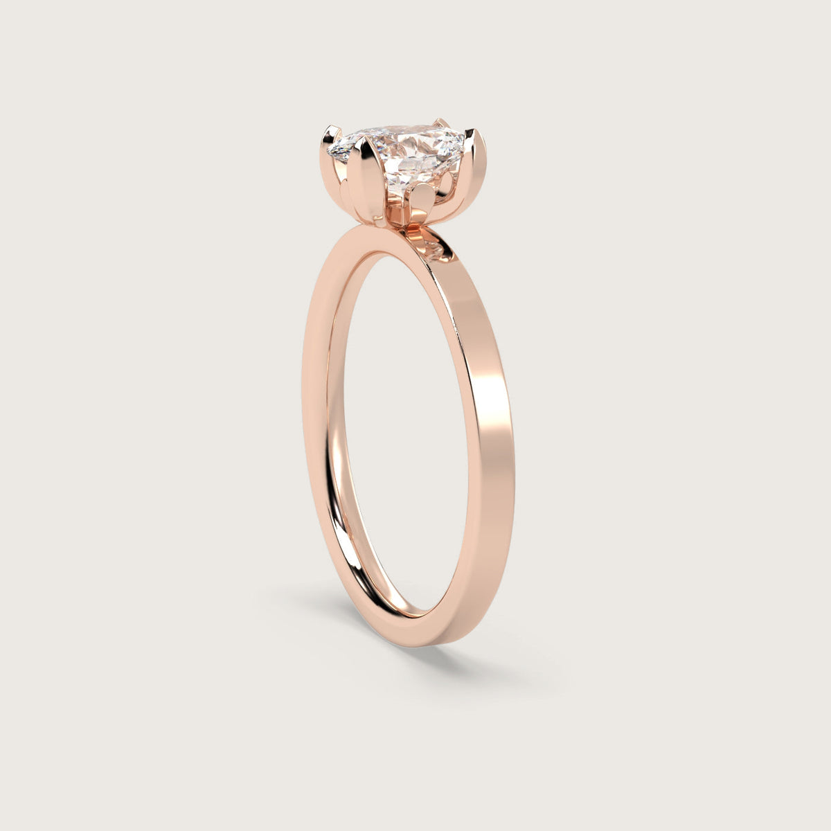 18K Rose 1ct