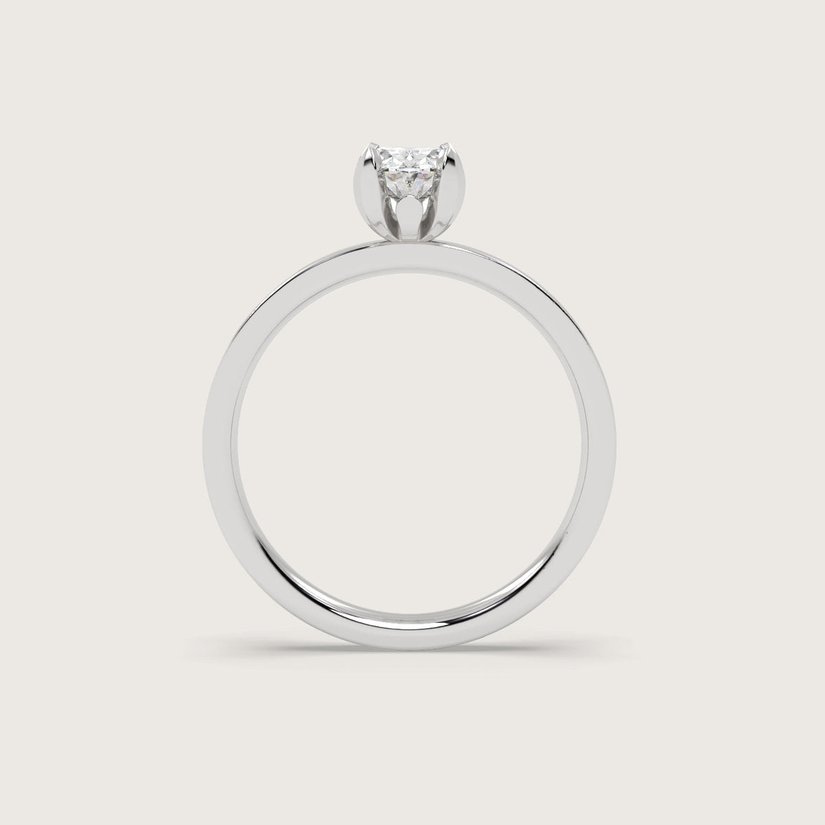 18K White 1ct