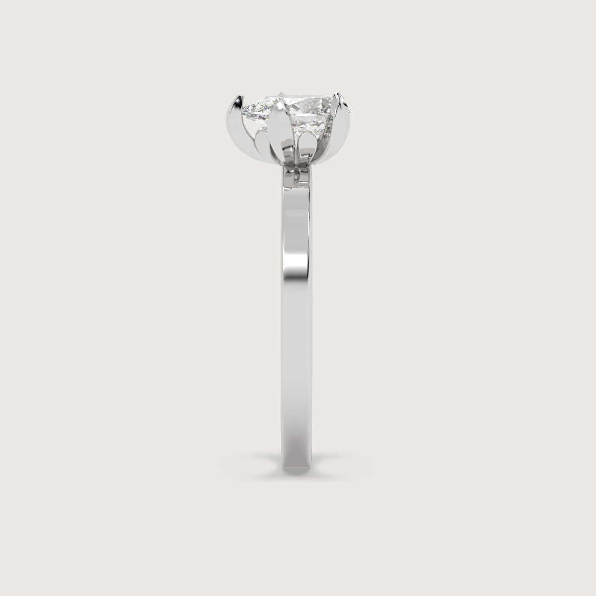 18K White 1ct