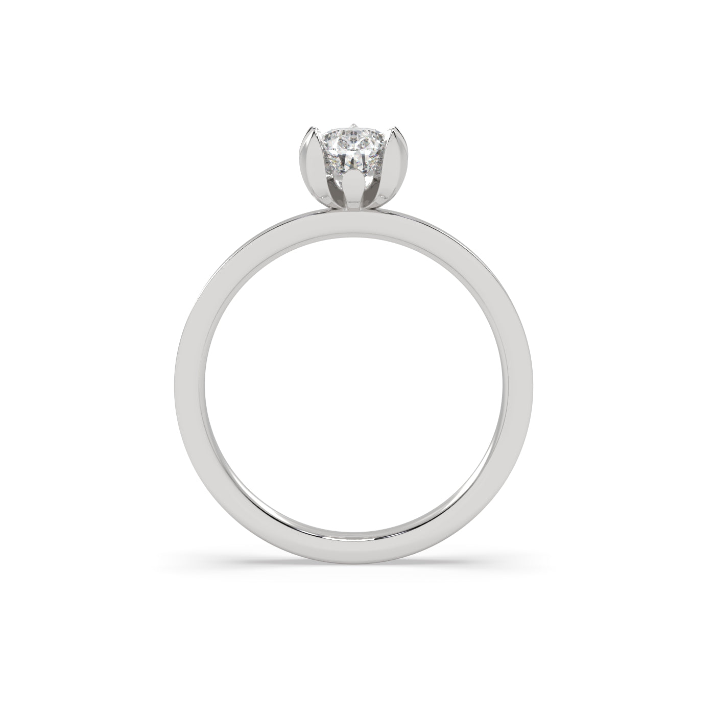Fleur de Luce 1ct Pear Shape Diamond Engagement Ring